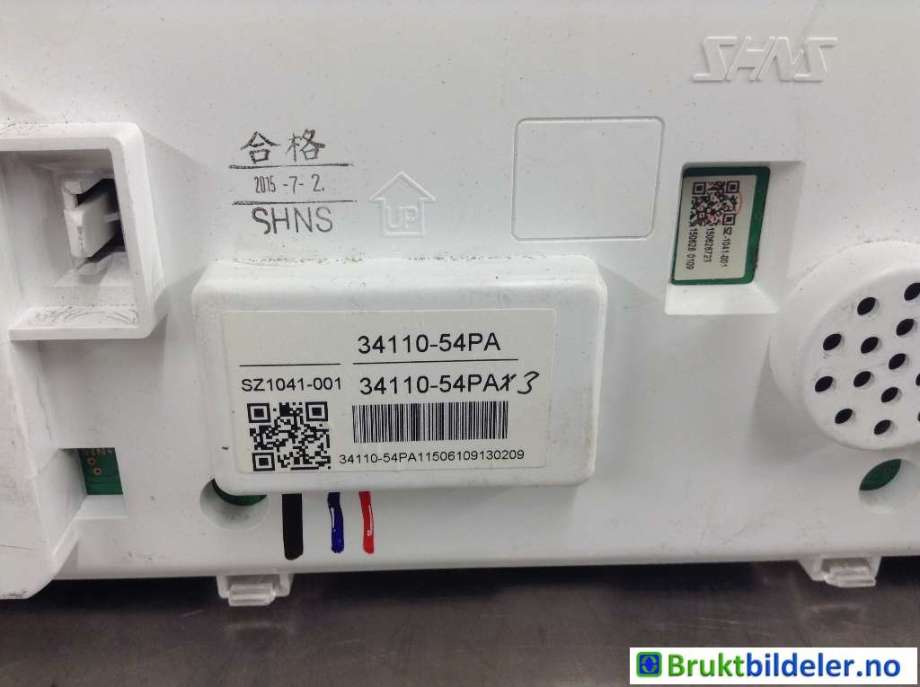 Instrumentpanel til Suzuki Vitara 2015-->> (Type IV)  (SUZUKI|34110-54PA3|)