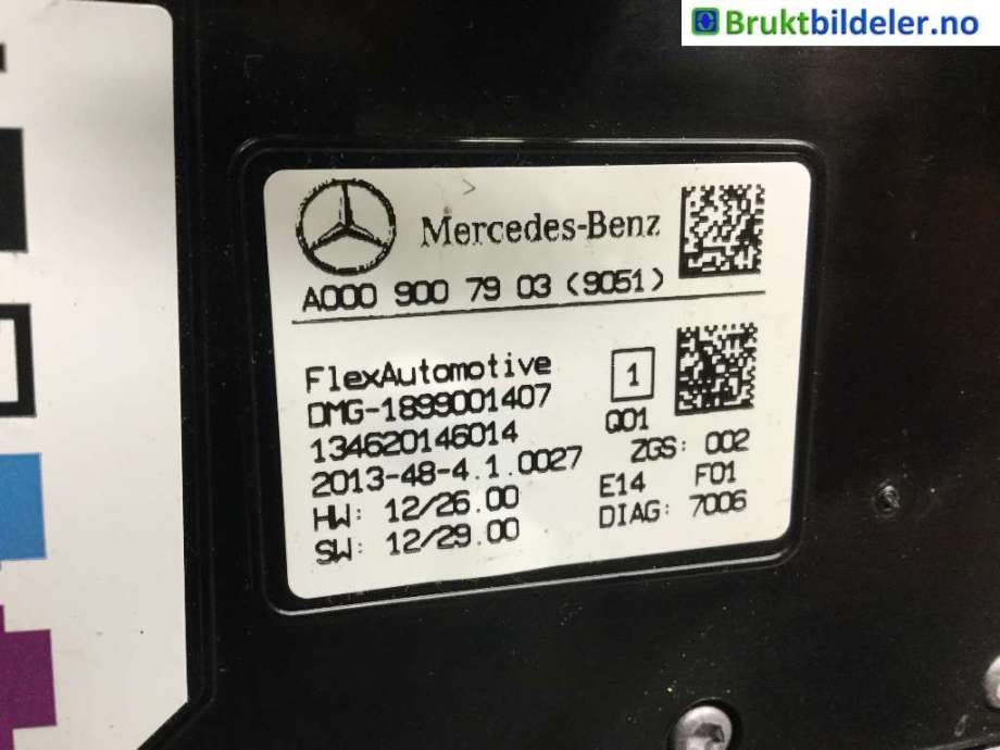 Tak konsoll til Mercedes A-Klasse 2012-2018 (W176) (W176) (MERCEDES|A 000 900 79 03|)