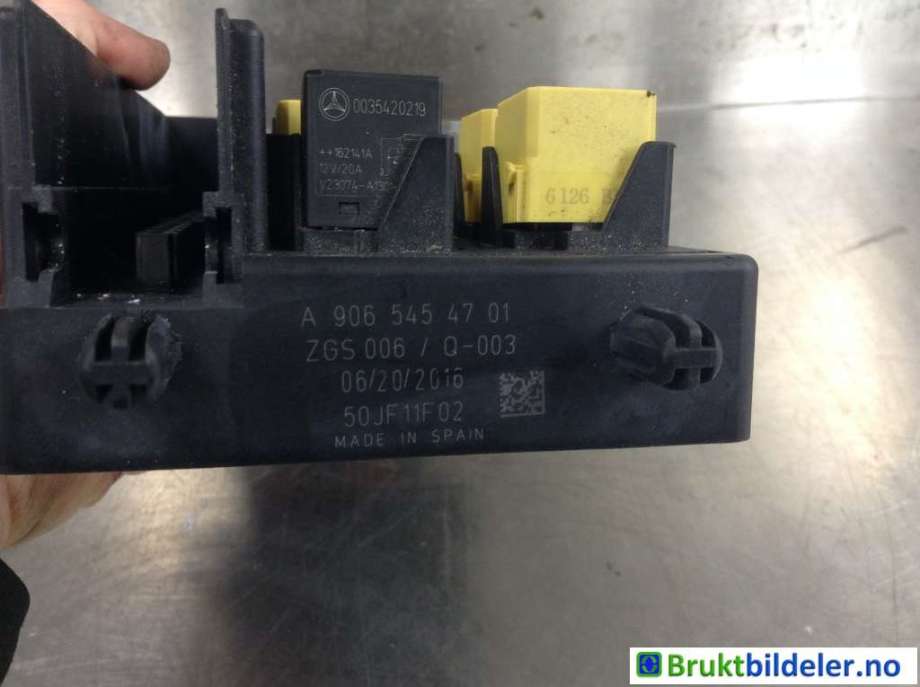 Sikringsboks til Mercedes Sprinter 2013-2018 (Fase 2) (906) (906) (MERCEDES|A 906 545 47 01|)