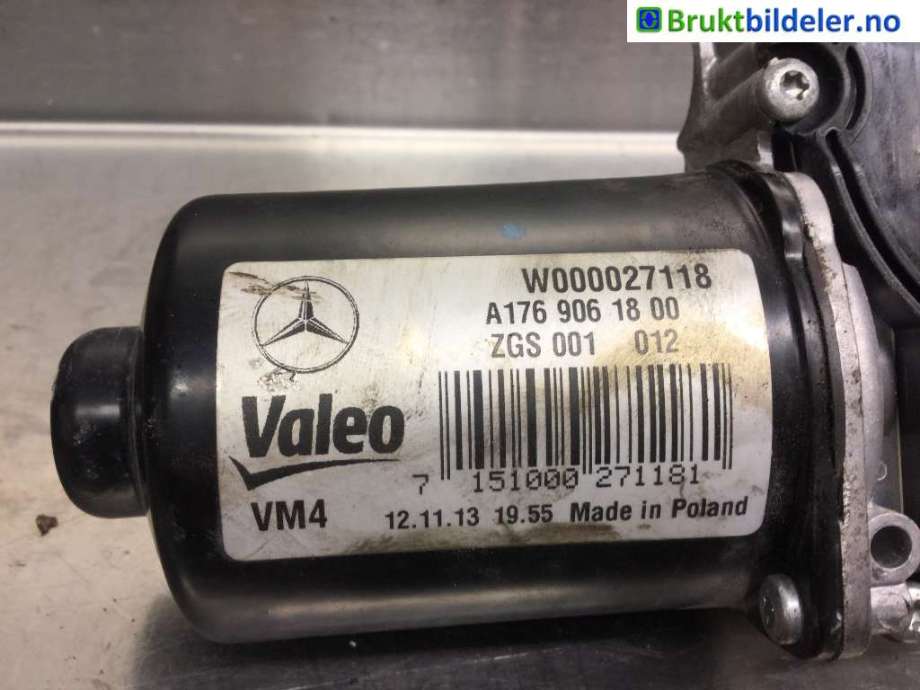 Viskermotor frontrute til Mercedes A-Klasse 2012-2018 (W176) (W176) (MERCEDES|A 176 906 18 00|W000027118|)