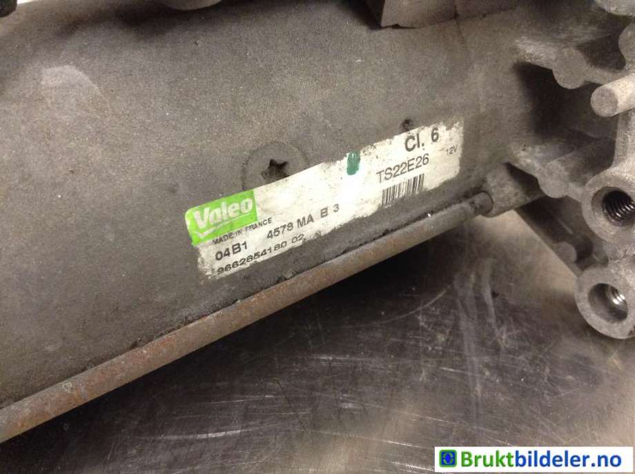 Starter diesel til Peugeot 508 2011-2014 (Type I, Fase 1)  (PEUGEOT|9662854180|TS22E26|)