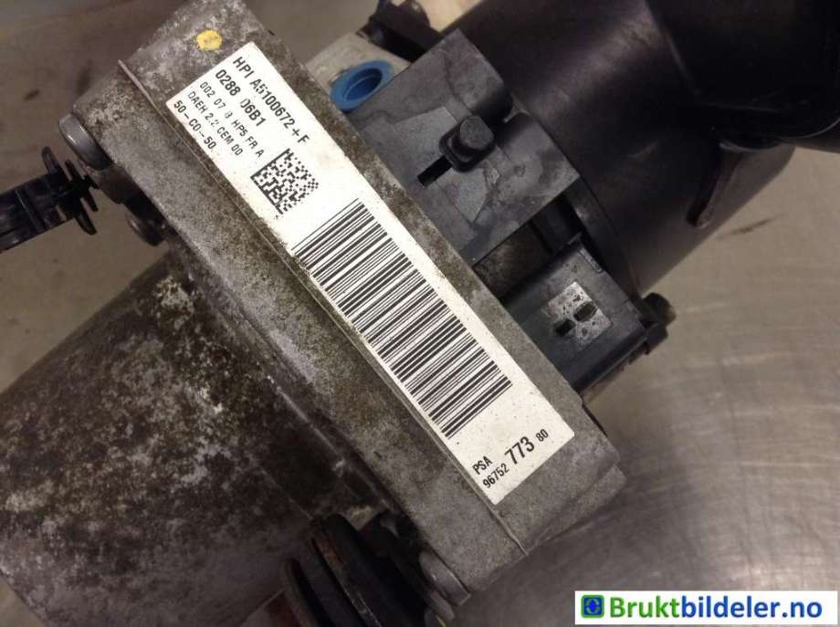 Servo pumpe elektrisk til Peugeot 508 2011-2014 (Type I, Fase 1)  (PEUGEOT|9675277380|V29006924D|)