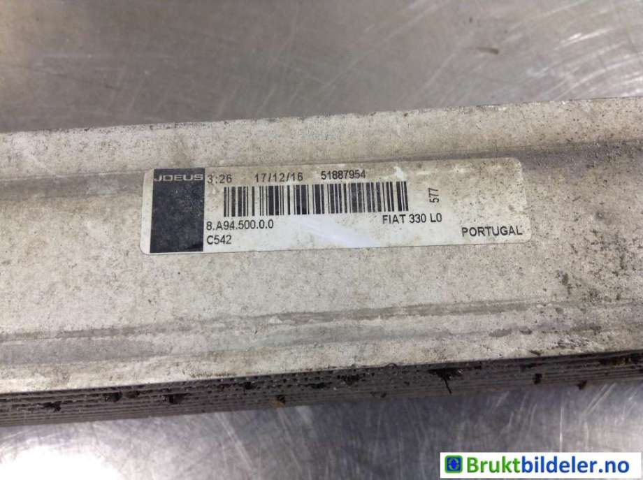 Intercooler til Fiat Tipo 2017-->> (FIAT|51887954|)