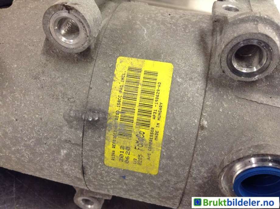 Aircondition kompressor til Ford Fiesta 2008-2012 (Type VI, Fase 1)  (FORD|AP31-19D629-AD|)