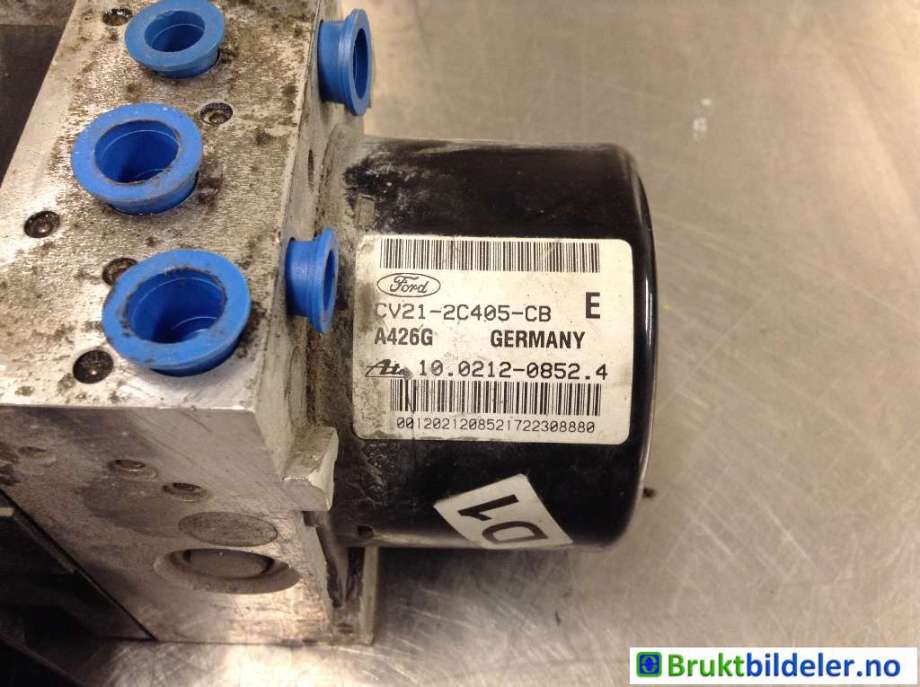 ABS sentral til Ford Fiesta 2008-2012 (Type VI, Fase 1) (FORD|CV21-2C405-CB|10.0212-0852.4|10.0961-0187.3)