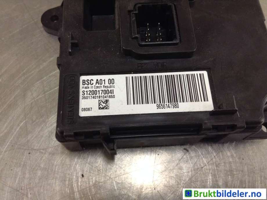 Styreenhet comfort (BCM) til Citroën C4, Picasso 2006-2013 (Type I) (CITROEN|9656147980|S120017004I|)