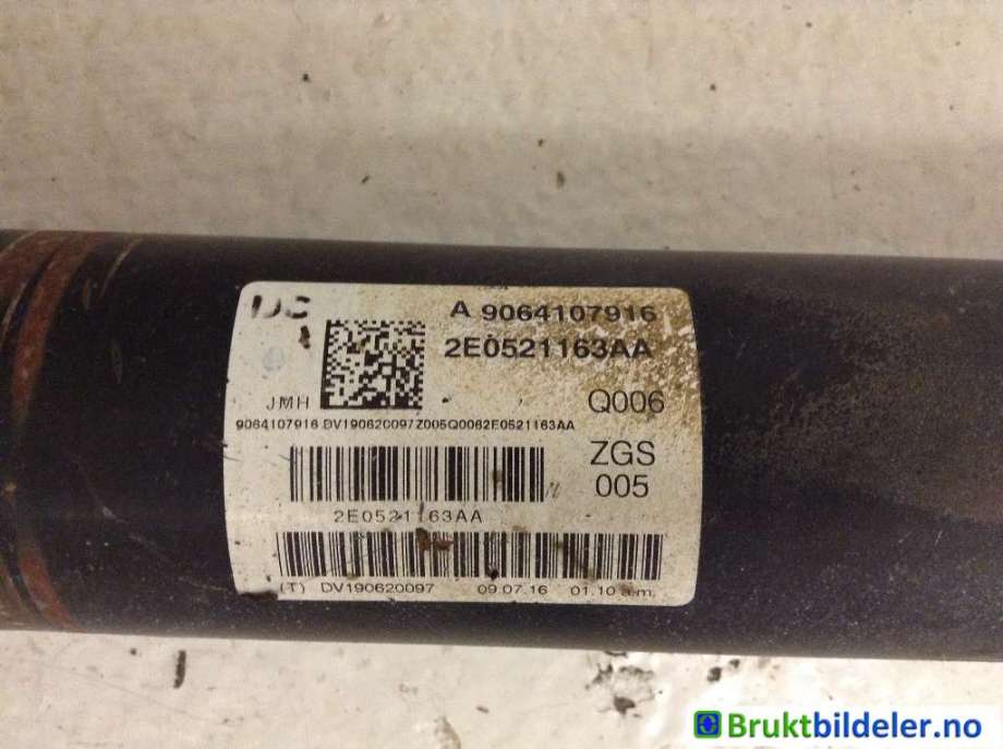 Mellomaksel til Mercedes Sprinter 2013-2018 (Fase 2) (906) (906) (MERCEDES|A 906 410 79 16||A 906 410 54 01)
