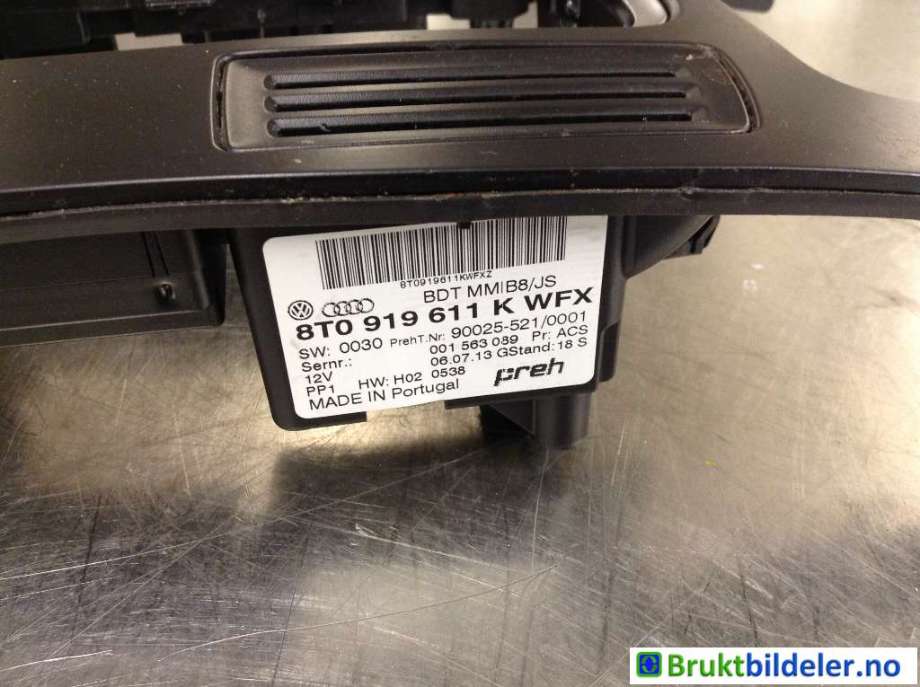 Bilstereo diverse til Audi Q5 2012-2017 (Type I, Fase 2)  (AUDI|8T0 919 611 K|)