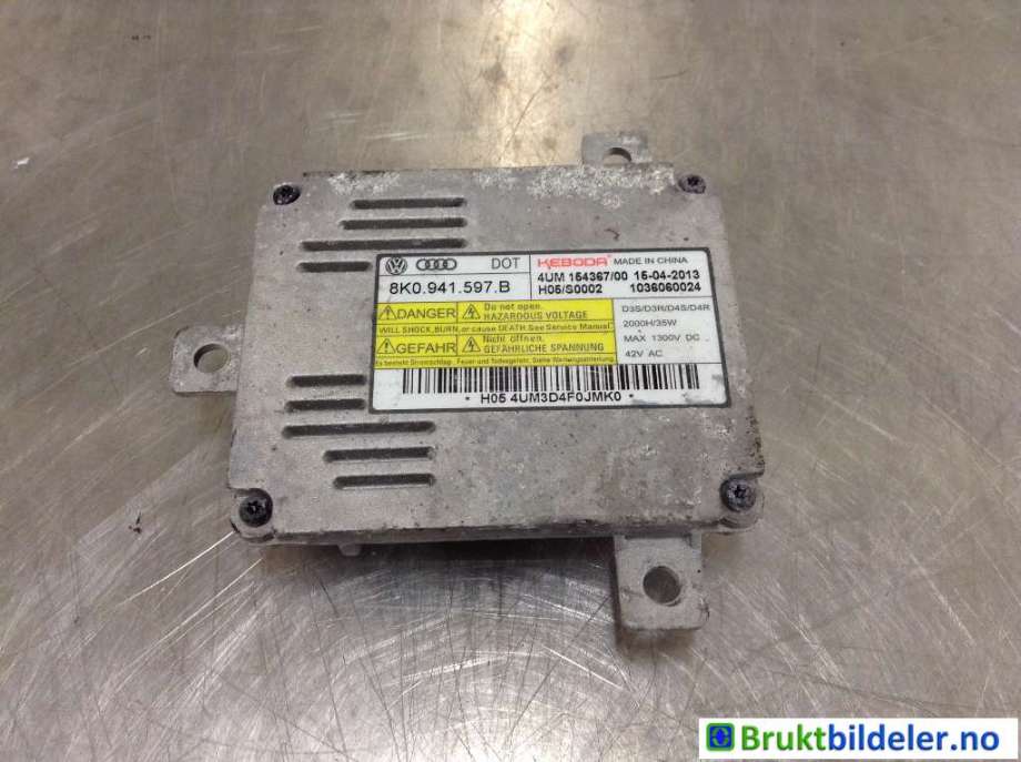 Styreenhet xenon/ballast til Audi Q5 2012-2017 (Type I, Fase 2)  (AUDI|8K0 941 597 B|)