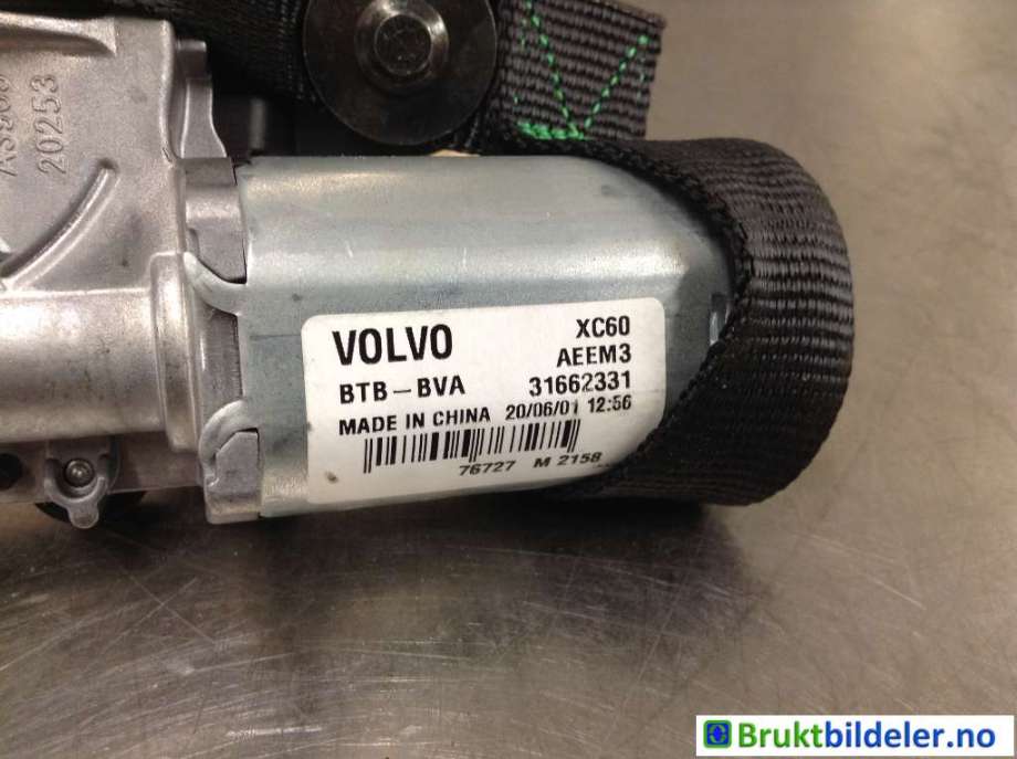 Viskermotor bakrute til Volvo XC60 2017-->> (Type II)  (VOLVO|31662331|)