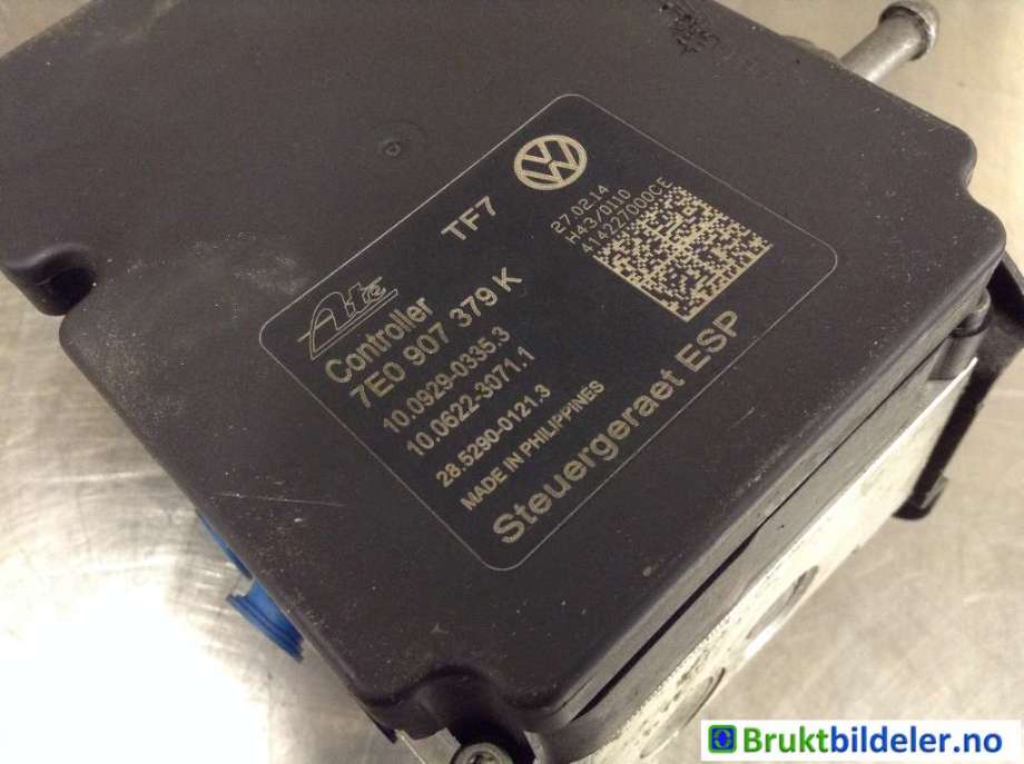 ABS sentral til VW Transporter / Caravelle 2009-2015 (Fase 2) (T5) (T5) (VOLKSWAGEN|7E0 614 517 H|10.0212-0842.4|7E0 907 379 K)