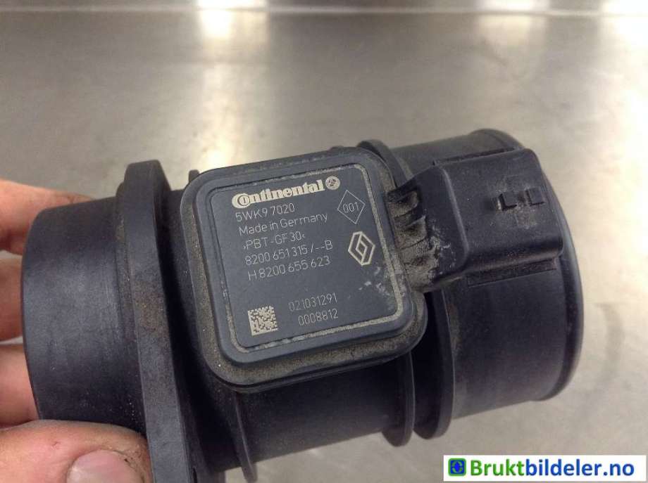 Luftmengde/luftmassemåler til Nissan Qashqai 2010-2014 (Type I, Fase 2) (NISSAN||5WK97020|8200651315-B)