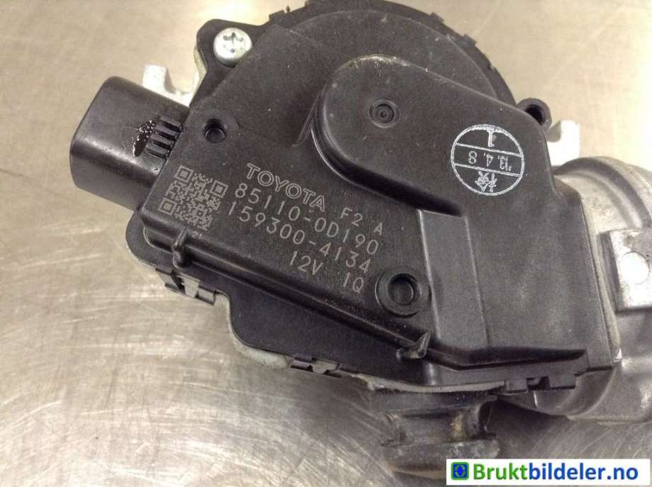Viskermotor frontrute til Toyota Yaris 2012-2014 (Type III, Fase 1)  (TOYOTA|85110-0D190|159300-4134|)