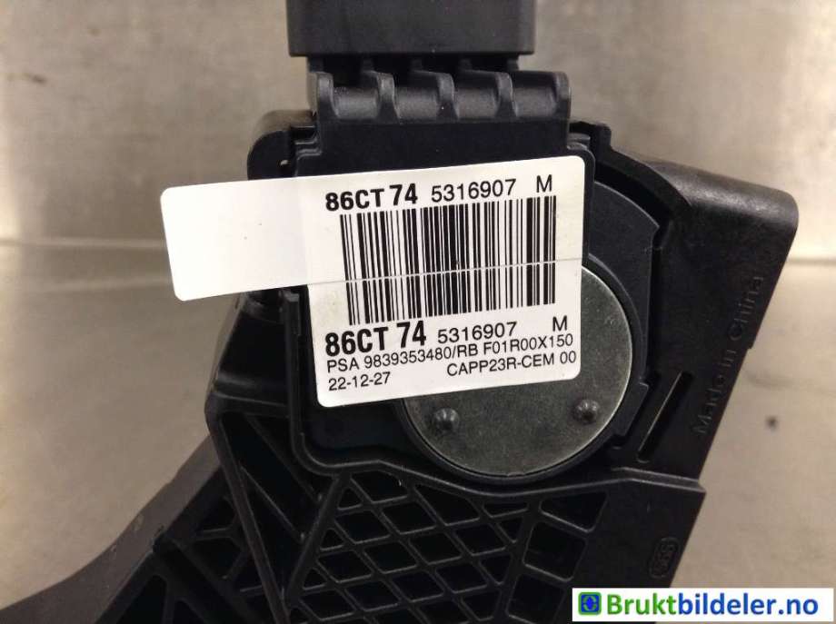 Pedal gass til Opel Vivaro C 2020-->>  (9839353480|)