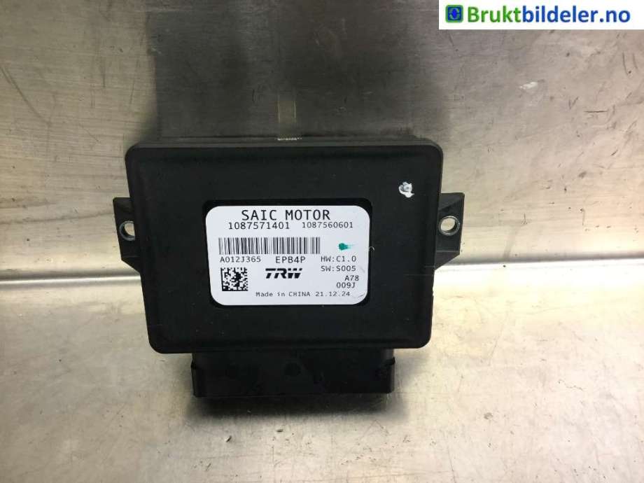 Styreenhet elektrisk parkbrems (EPB - Electric Parking Brake) til MG MG5, 2022-->>  (10875714/01)