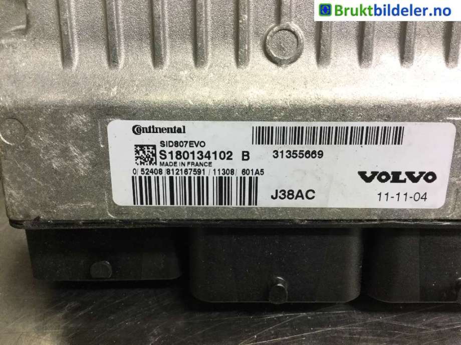 Styreenhet motor til Volvo V70 2007-2013 (Type III, Fase 1)  (VOLVO|31336983|S180134102 B|)