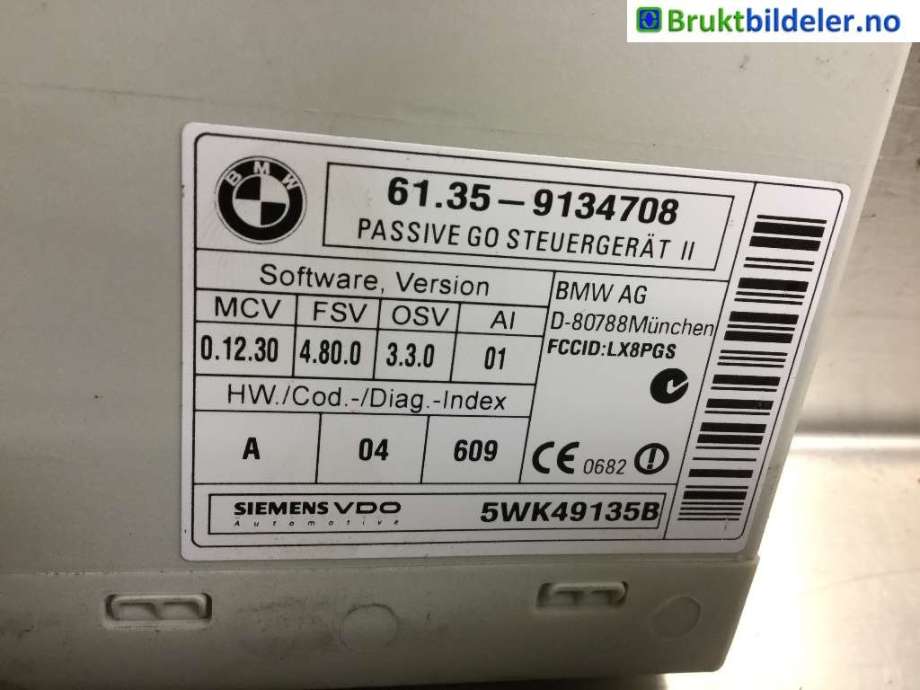 Styreenhet sentrallås til BMW 3-Serie 2005-2011 (E90/E91/E92/E93) (E90/E91/E92/E93) (BMW|61.35-9 134 708|)