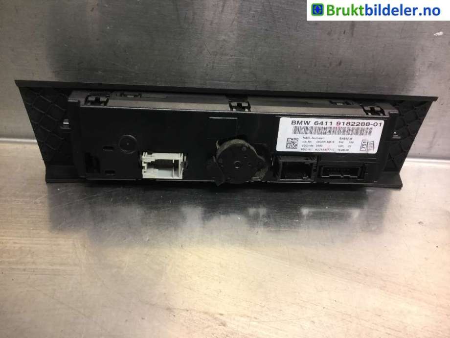 Varmeapparat betjening til BMW 3-Serie 2005-2011 (E90/E91/E92/E93) (E90/E91/E92/E93) (BMW|64.11-9 182 288-01|)