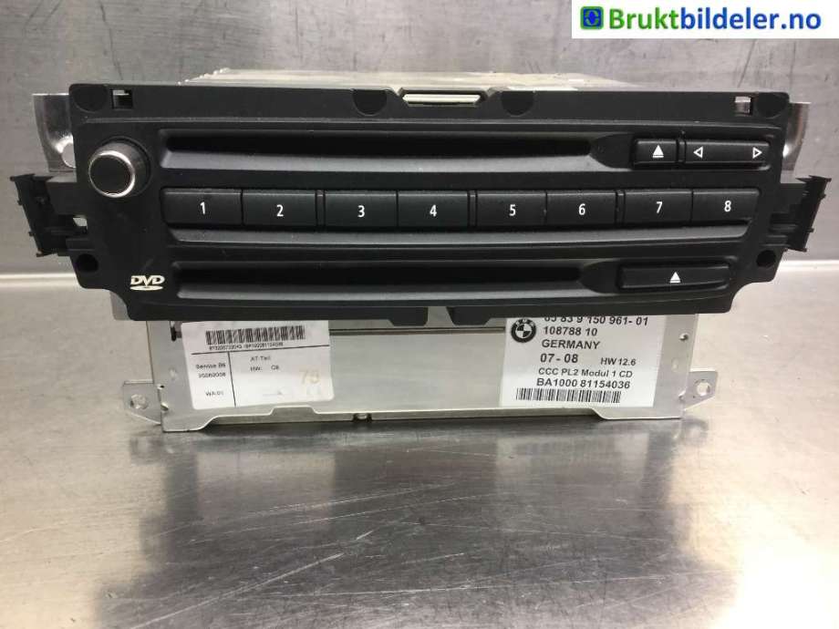 Bilstereo til BMW X1 2009-2015 (E84) (E84) (BMW|65 83 9 150 961 - 01|)
