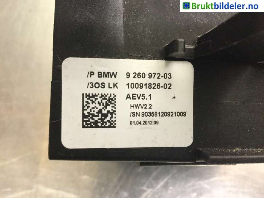 Girstang/girvelger automat til BMW 5-Serie 2010-2017 (F10/F11) (F10/F11) (BMW|61 31 7 950 394||9 260 972 - 03)