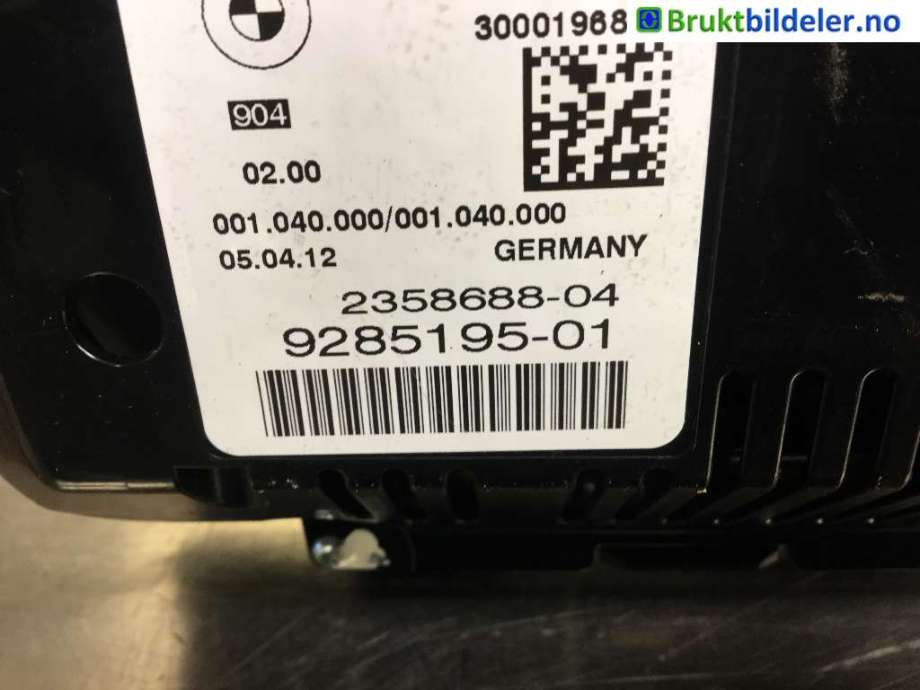 Instrumentpanel til BMW 5-Serie 2010-2017 (F10/F11) (F10/F11) (BMW|9 342 806-01|2 358 688 - 04|)