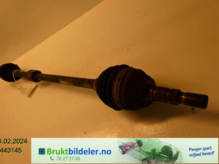 Drivaksel høyre foran til Opel Astra J 2010-2015  (OPEL|13250828|)