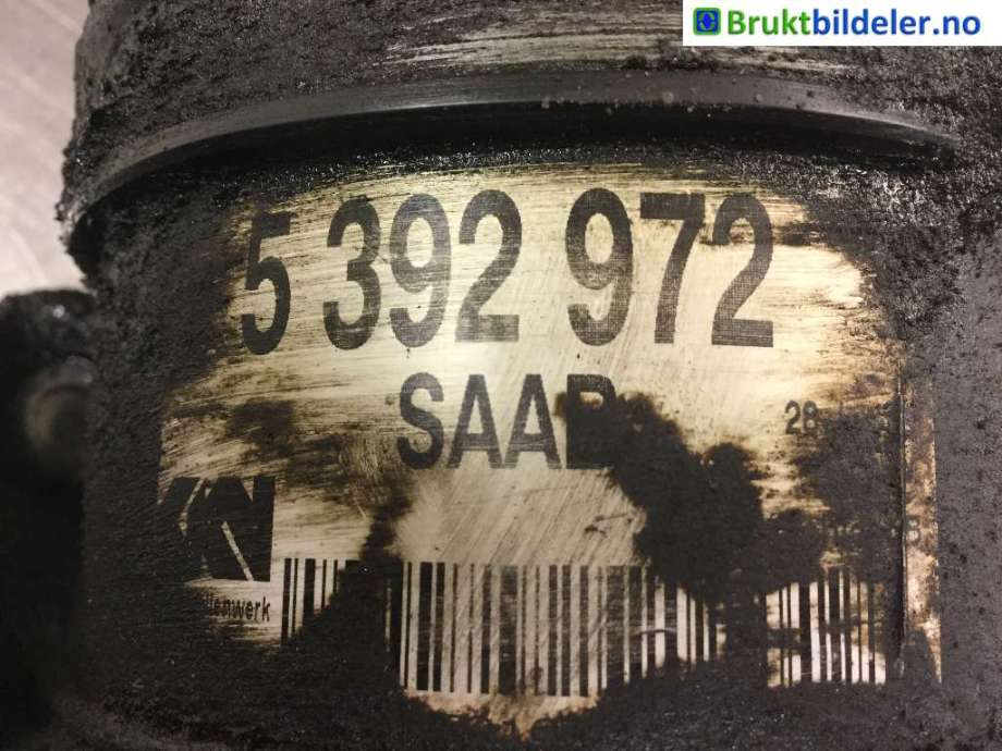 Drivaksel høyre foran til Saab 9-5 2001-2005 (Type I, Fase 2)  (SAAB|5 392 972|)