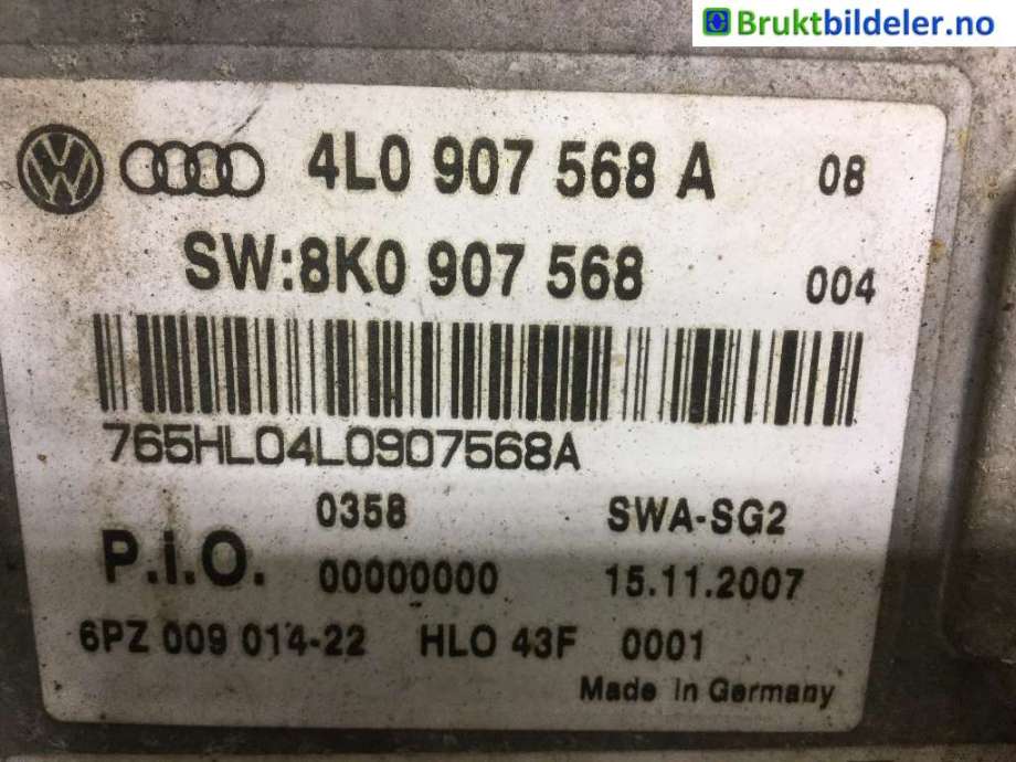 Sensor diverse til Audi A4 2007-2014 (Type IV) (B8) (B8) (AUDI|4L0 907 566 A|)