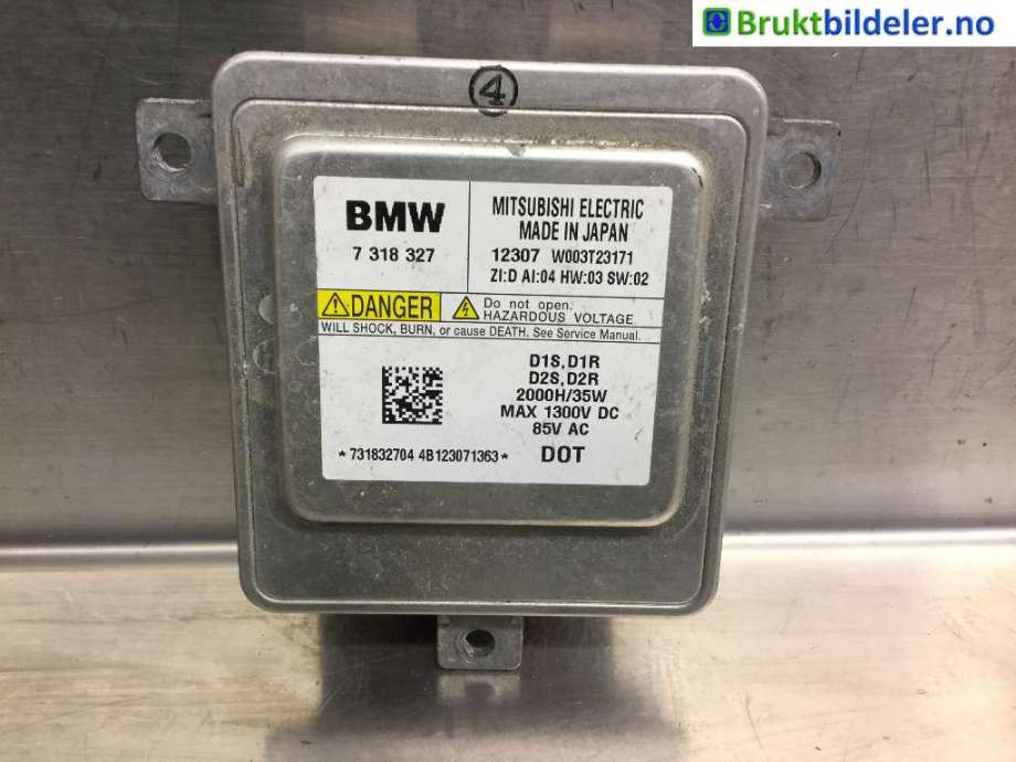 Styreenhet xenon/ballast til BMW 1-Serie, 2011-2015 (Fase 1) (F20/F21) (F20/F21) (BMW|7318327)