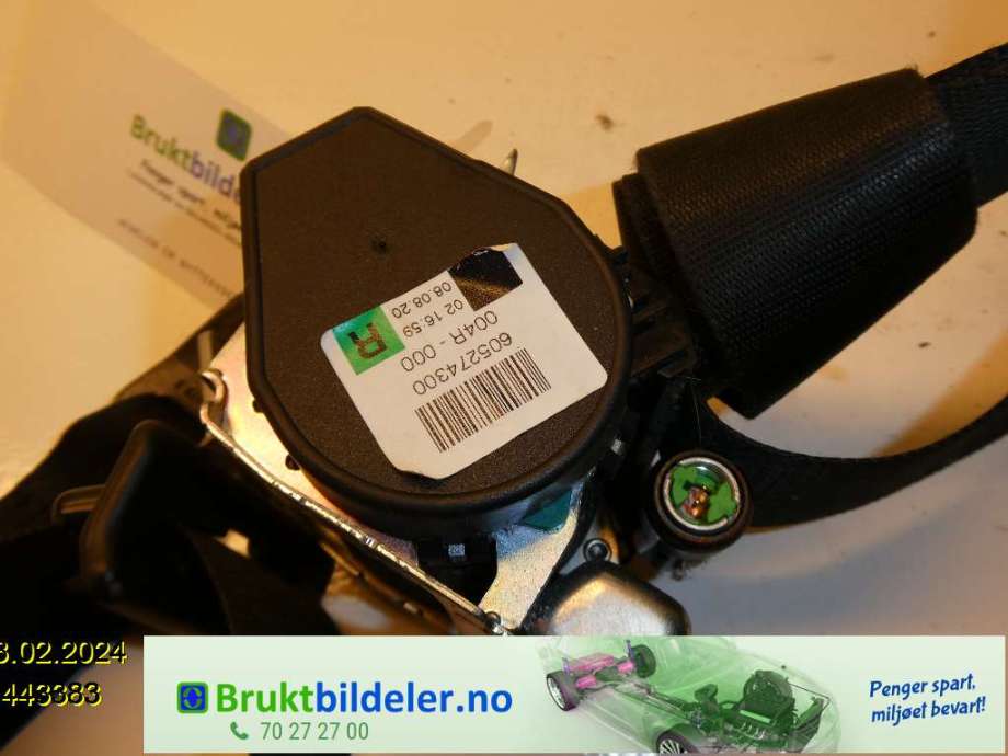 Sikkerhetsbelte foran høyre til Ford S-Max 2006-2010 (Type I, Fase 1)  (FORD|G0195 C 08 0303|)