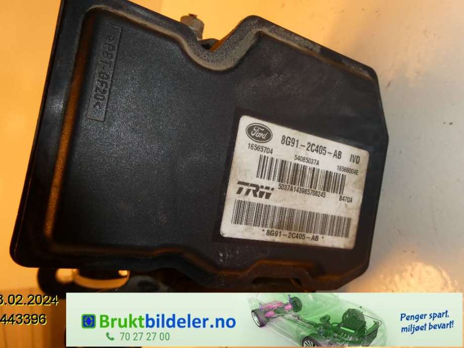 ABS sentral til Ford S-Max 2006-2010 (Type I, Fase 1)  (FORD|8G91-2C405-AB|54085037A|)
