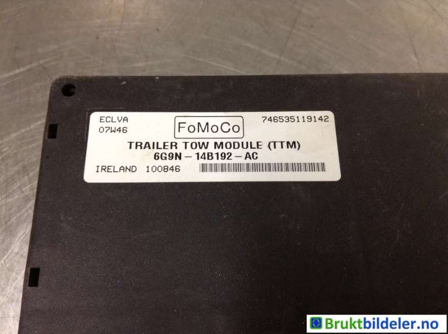 Styreenhet hengerfeste til Ford Galaxy 2007-2010 (Type III, Fase 1)  (FORD|6G9N-14B192-AC|)