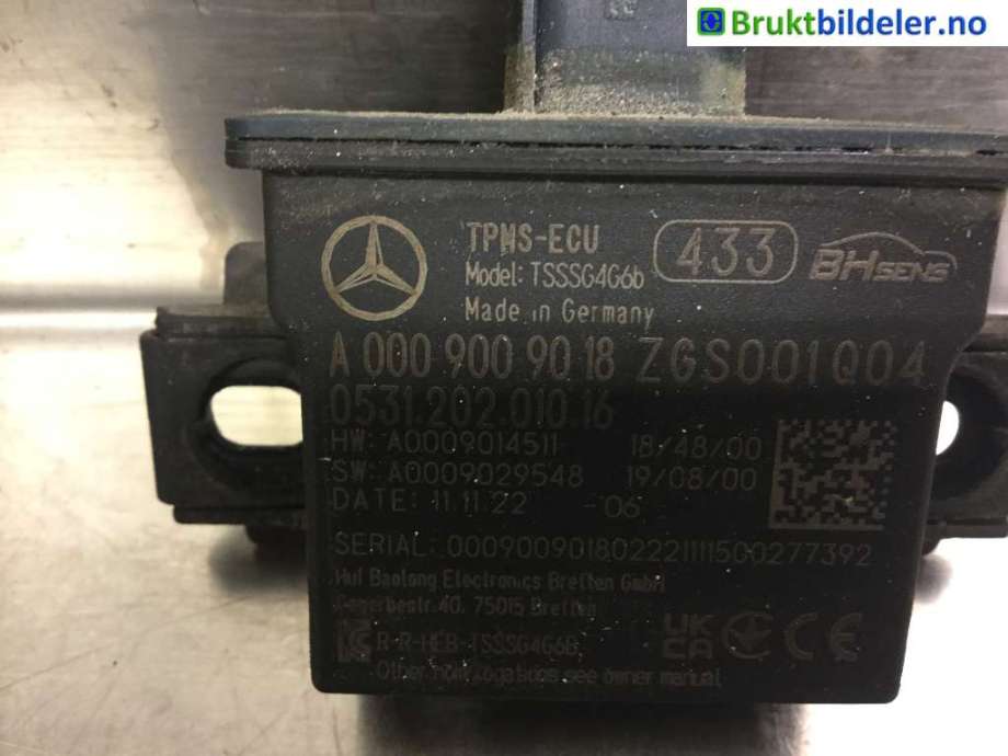Styreenhet diverse til Mercedes EQA 2021-->> (A 000 900 90 81|)