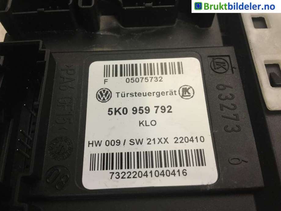 Ruteheis til VW Golf VI 2008-2012  (VOLKSWAGEN|5K0 959 792|)