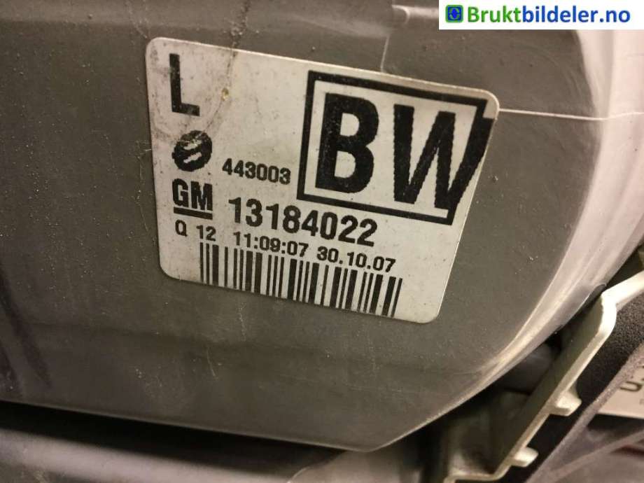 Baklykt venstre til Opel Vectra C 2005-2008 (Type II) (OPEL|24469461||13184022)