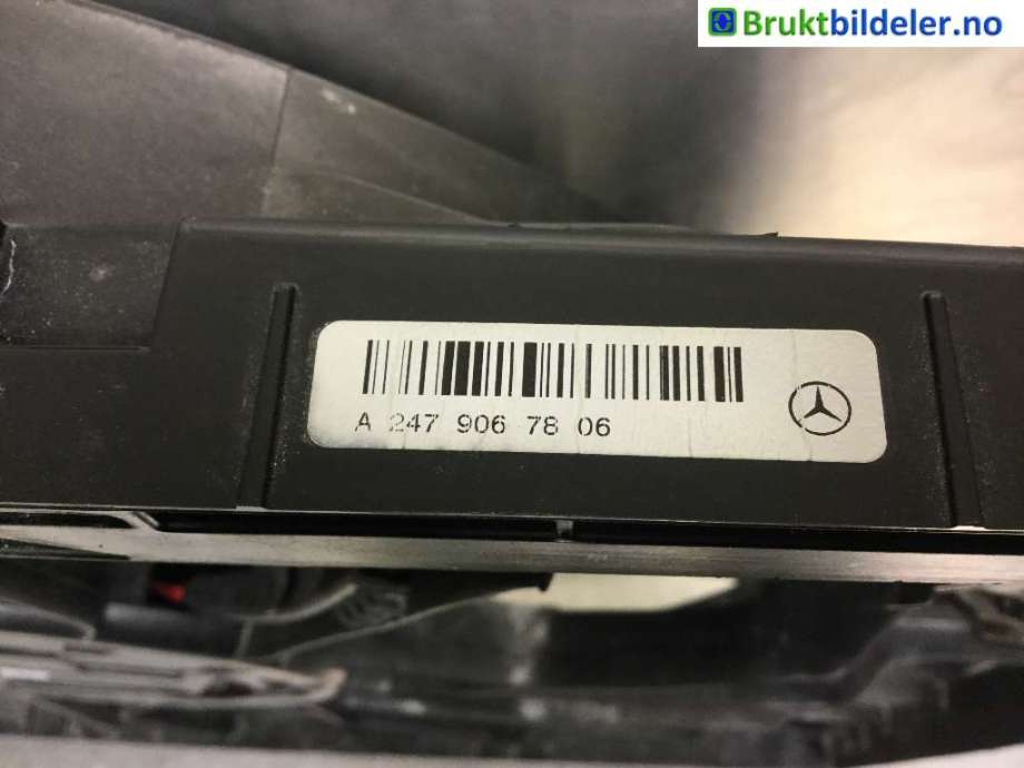 Kjølevifte til Mercedes EQA 2021-->>  (A 247 906 78 06|)