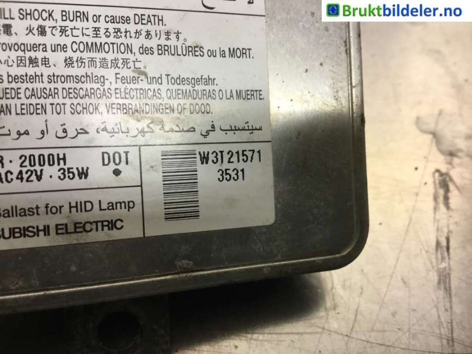 Styreenhet xenon/ballast til Honda CR-V 2012-2018 (Type IV) (HONDA||W3T215713531)