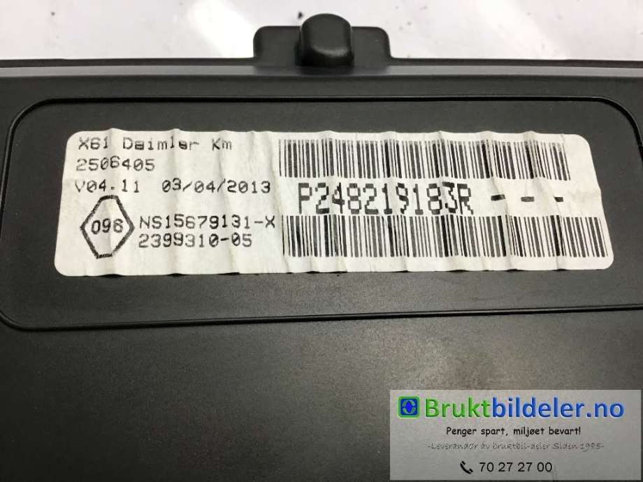 Instrumentpanel til Mercedes Citan 2012-2021 (W415) (W415) (MERCEDES||2506405|P248219183R)