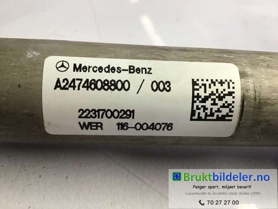 Rattaksel til Mercedes EQA 2021-->>