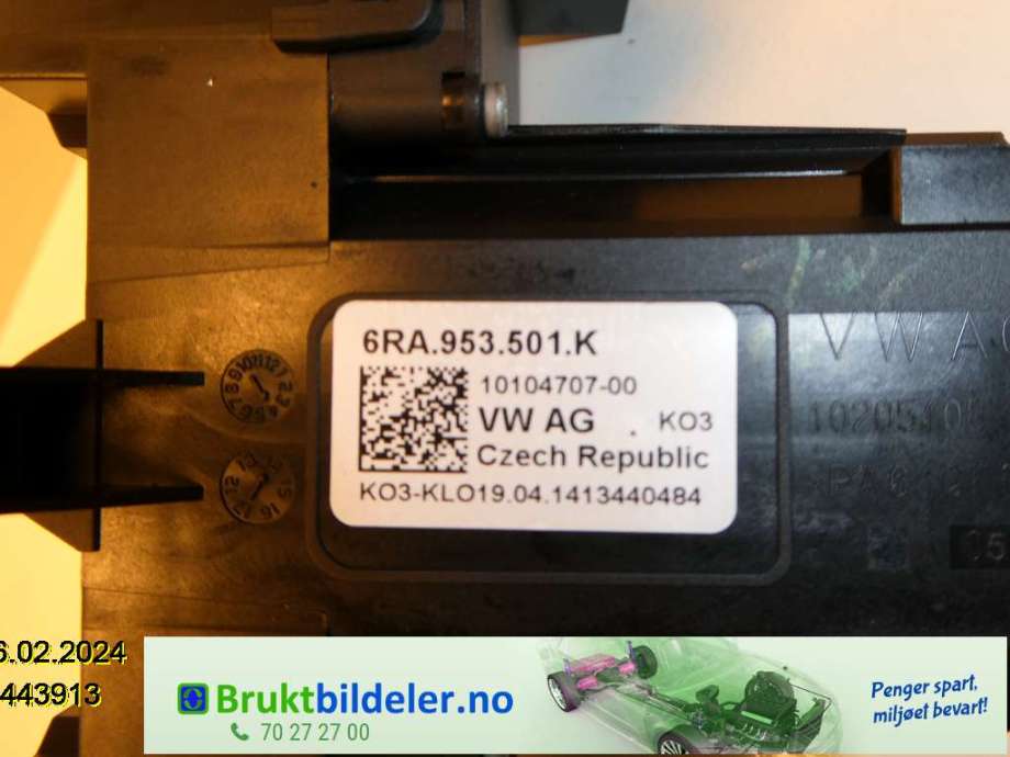 Bryter combi til Škoda Rapid 2012-2019  (SKODA|6RA953501K||6RA 953 501 K)