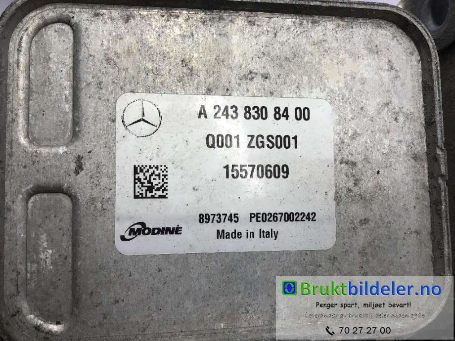 Varmeapparat diverse til Mercedes EQA 2021-->> (A 243 830 84 00|15570609|Q001 ZGS001)