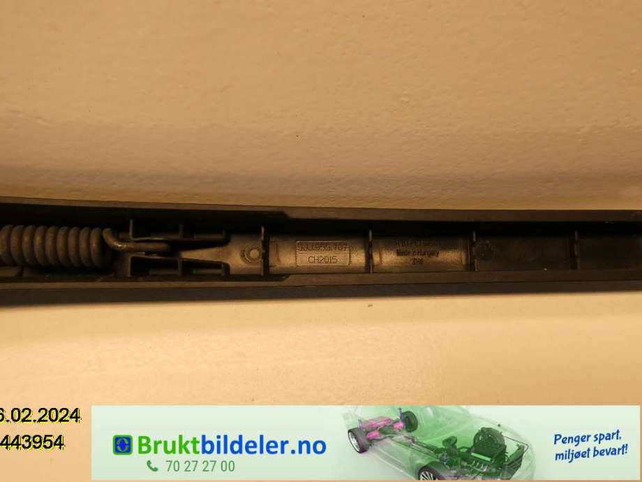 Viskerarm bakrute til Škoda Rapid 2012-2019 (SKODA|5JJ 955 707|)