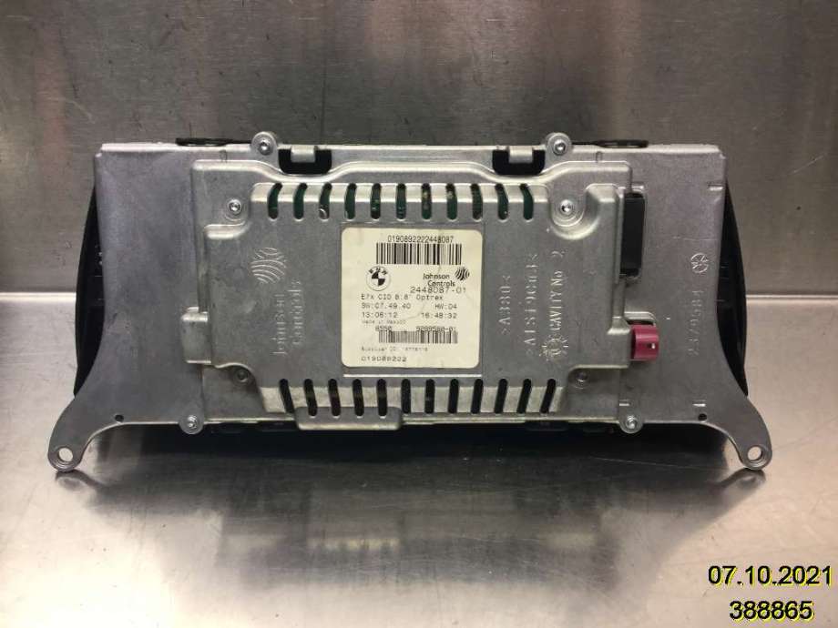 Multimedia display (MCU - Media Controller Unit) til BMW X5 2007-2013 (E70) (E70) (BMW|65 50 9 289 580|0190892222448087|2448087-01)