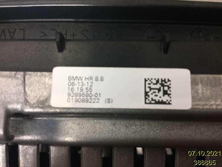 Multimedia display (MCU - Media Controller Unit) til BMW X5 2007-2013 (E70) (E70) (BMW|65 50 9 289 580|0190892222448087|2448087-01)