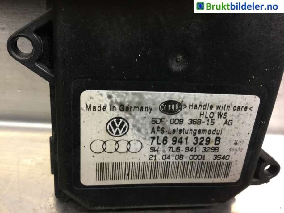 Styreenhet xenon/ballast til VW Tiguan 2007-2011 (Type I, Fase 1)  (VOLKSWAGEN|7L6 941 329 B|5DF 009 368-15|7L6941329B)