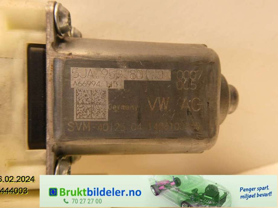 Ruteheis venstre foran til Škoda Rapid 2012-2019  (SKODA|5JA 959 801 J|)