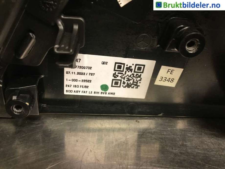 Bryter diverse til Mercedes EQA 2021-->>  (A 177 905 65 00|)
