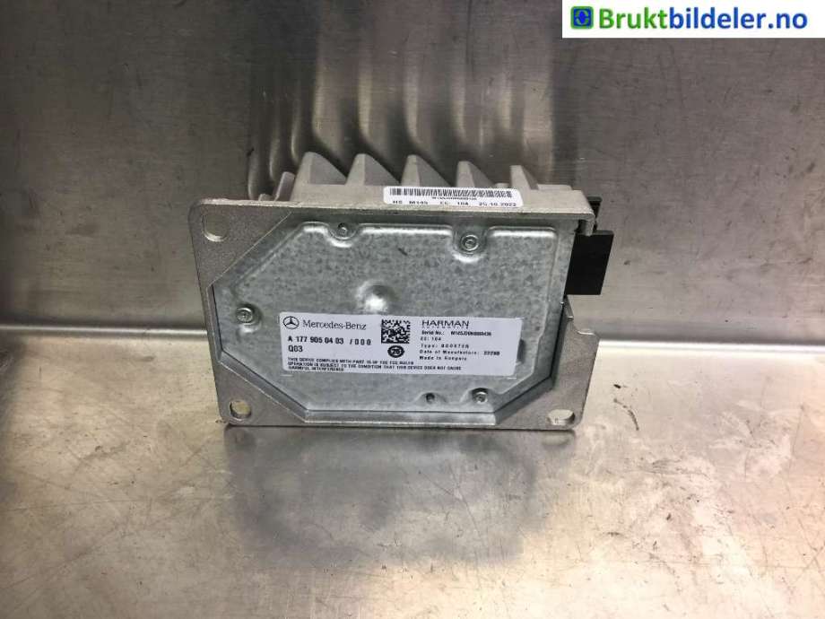 Bilstereo forsterker til Mercedes EQA, 2021-->> (A 177 905 04 03)