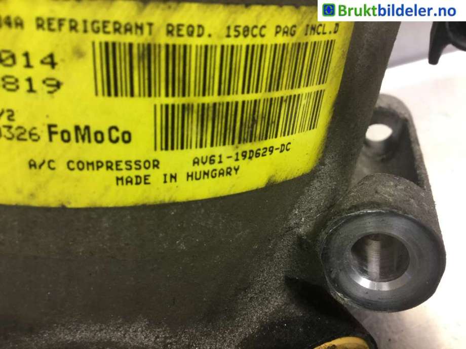 Aircondition kompressor til Ford S-Max 2010-2015 (Type I, Fase 2) (FORD|AV61-19D629-DC|)