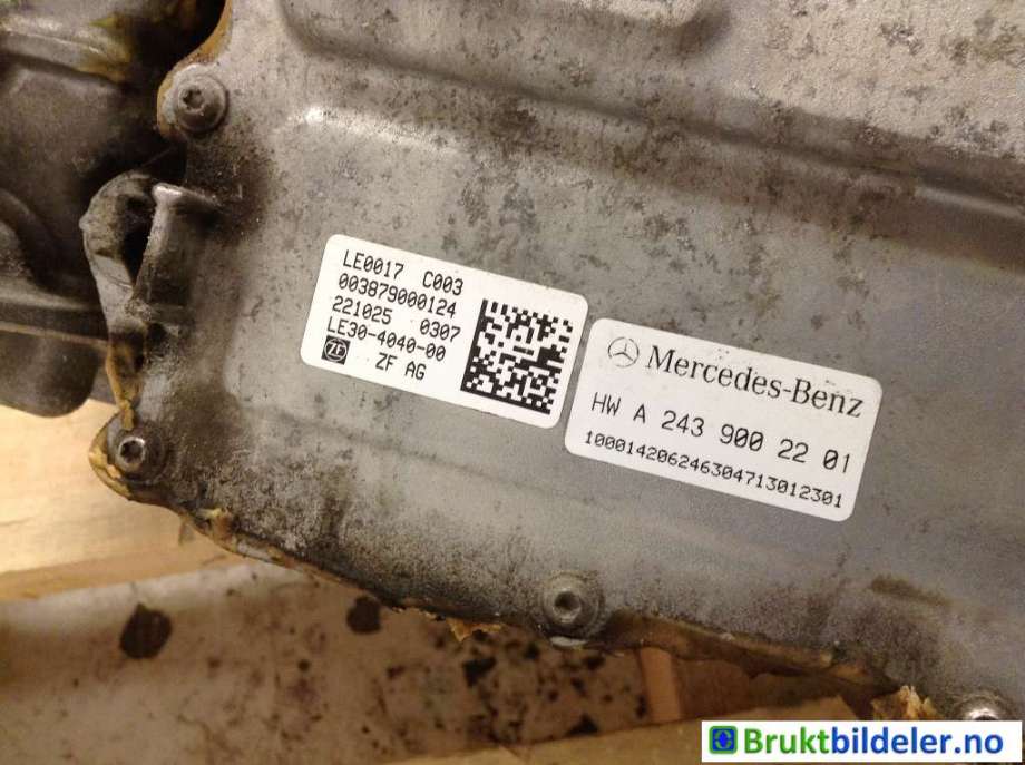 Motor elbil foran til Mercedes EQA 2021-->>  (A 243 900 22 01|780.500|A 243 340 88 02)
